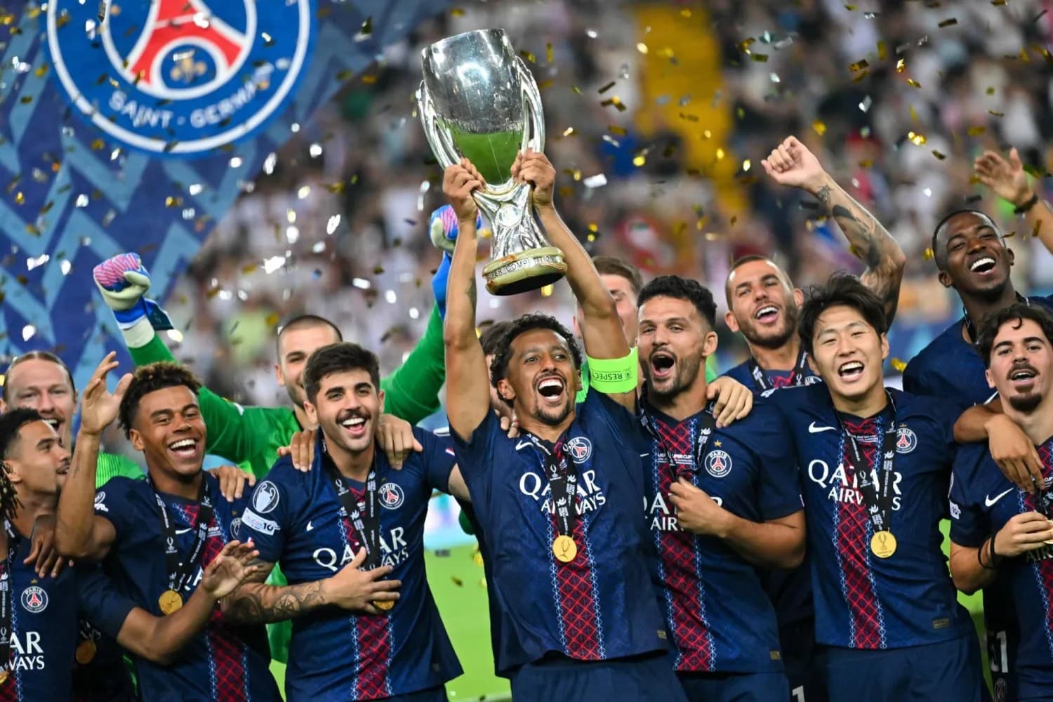 للمرة الثانية على التوالي.. باريس سان جيرمان يحصد لقب كأس السوبر الأوروبي بجدارة